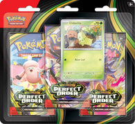 Pokemon TCG Mega Evolution Perfect Order 3 Booster Blister