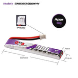 GAONENG GNB 380mAh 1S 60C 3.8V LiHV LiPo Battery PH2.0 [DG]