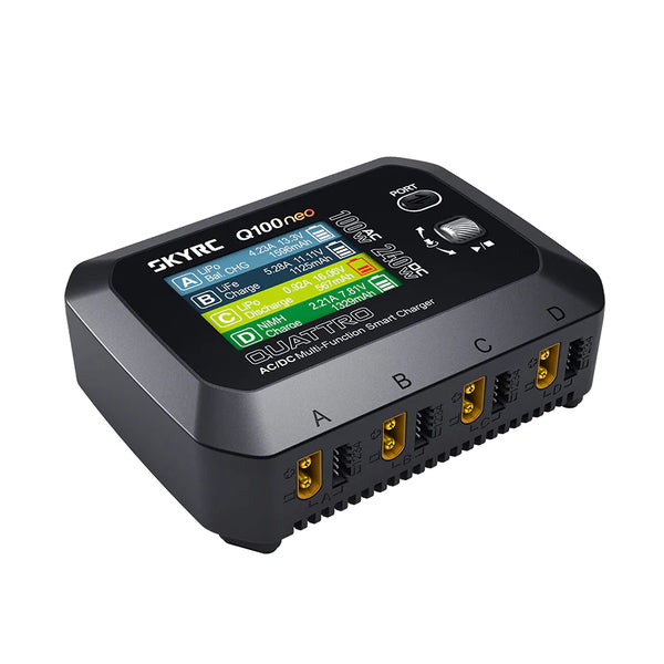 SkyRC Q100neo Quad Channel Multi-Function AC DC Smart Charger
