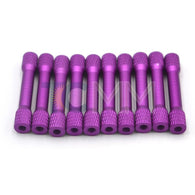 M3 x35mm Aluminium Knurled Standoff 10 pcs-FpvFaster
